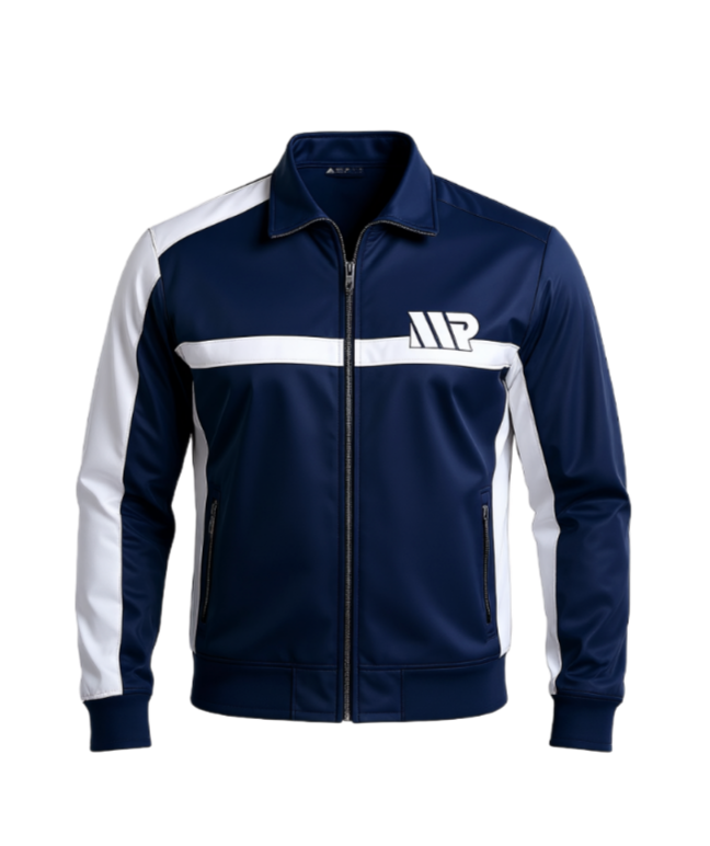 MR Sports Track Jacket | Athletic Fit Zip-Up