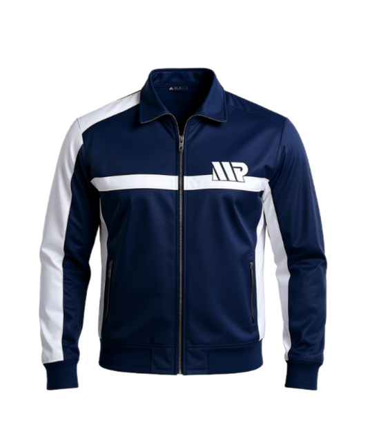 MR Sports Track Jacket | Athletic Fit Zip-Up