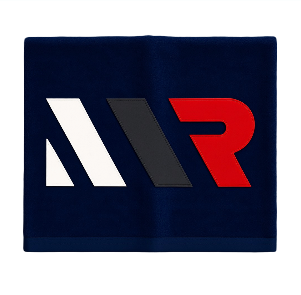 MR Sports Logo Towel | Navy Athletic Training & Gym Towel