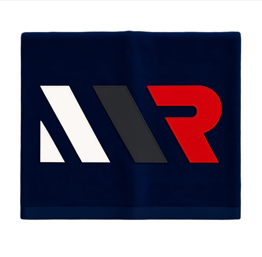 MR Sports Logo Towel | Navy Athletic Training & Gym Towel